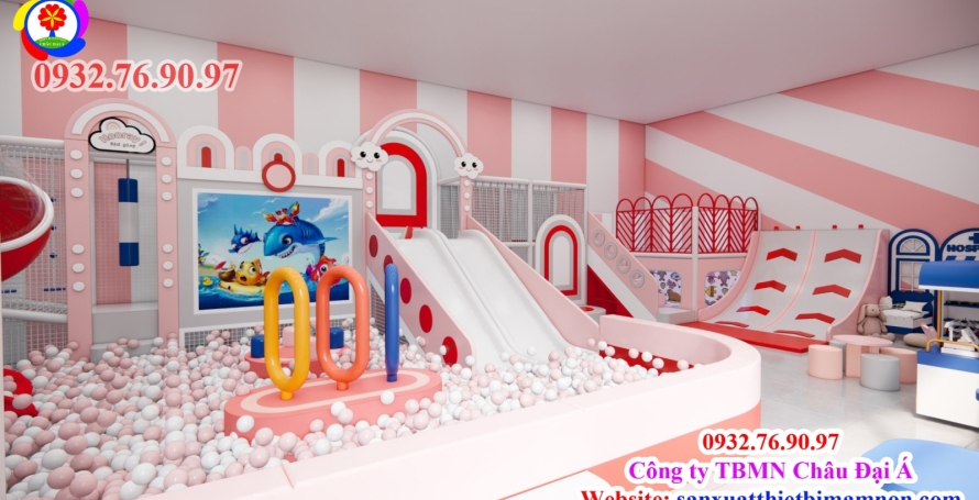 MẪU KHU VUI CHƠI HIỆN ĐẠI | THI CÔNG KHU VUI CHƠI