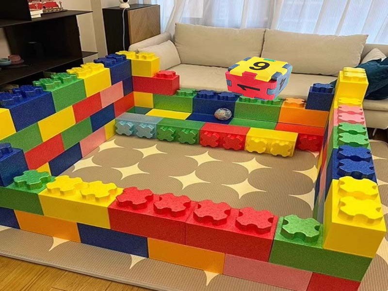 lego xốp lớn khu vui chơi mút xốp mềm an toàn cho trẻ em