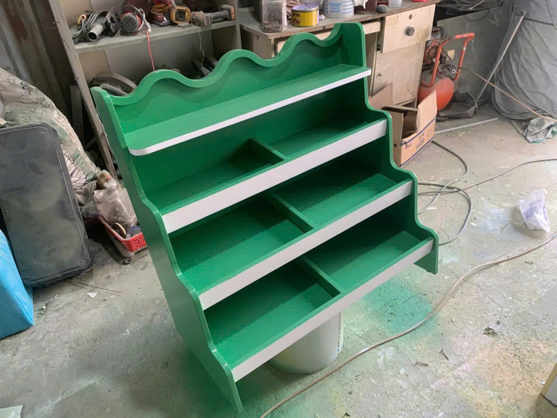 Kệ Đồ Chơi Khu Vui Chơi gỗ MDF 15li thiết kế đa tầng