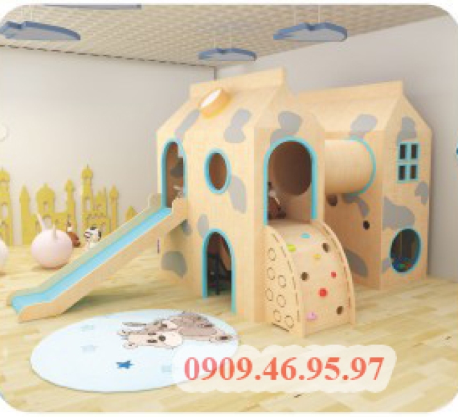 CẨU TRƯỢT GỖ CHO BÉ | Châu Đại Á