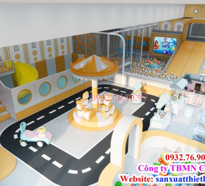 10+ Mẫu thiết kế khu vui chơi trẻ em trong nhà hiện đại đẹp nhất