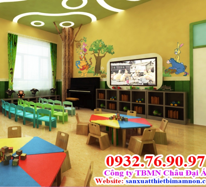 NỘI THẤT ĐẸP CHO TRƯỜNG MẦM NON