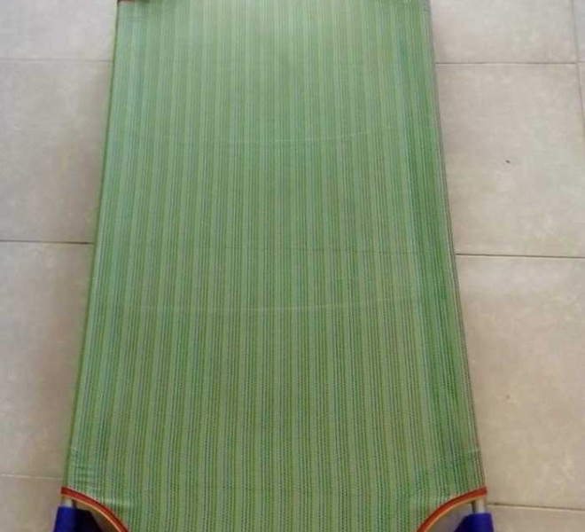 Giường Ngủ Mầm Non Sọc Xanh Rêu | Châu Đại Á