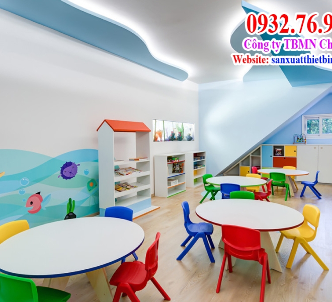 NỘI THẤT TRƯỜNG MẦM NON ĐẸP
