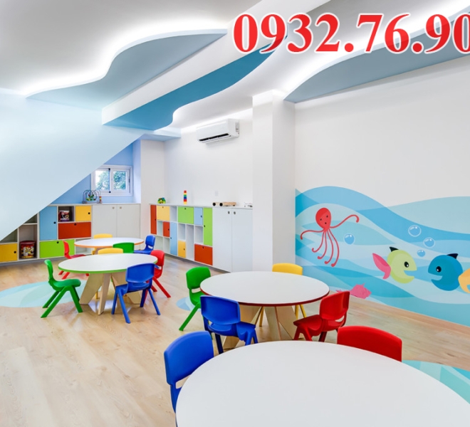 NỘI THẤT TRƯỜNG MẦM NON ĐẸP