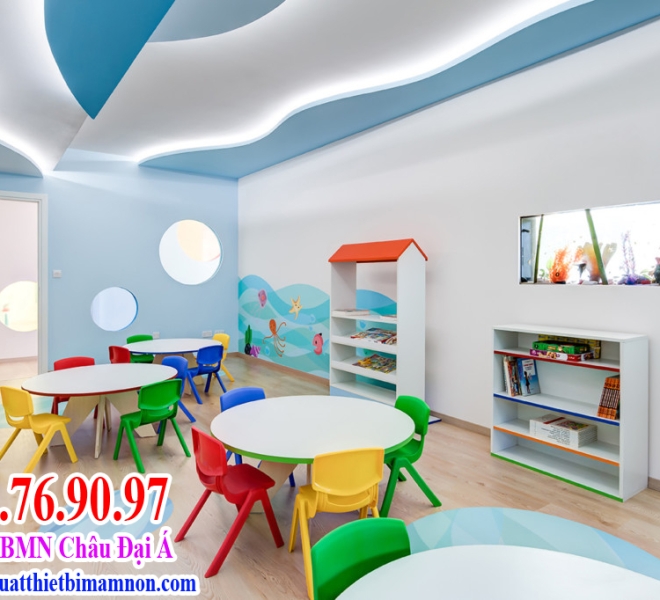 NỘI THẤT TRƯỜNG MẦM NON ĐẸP