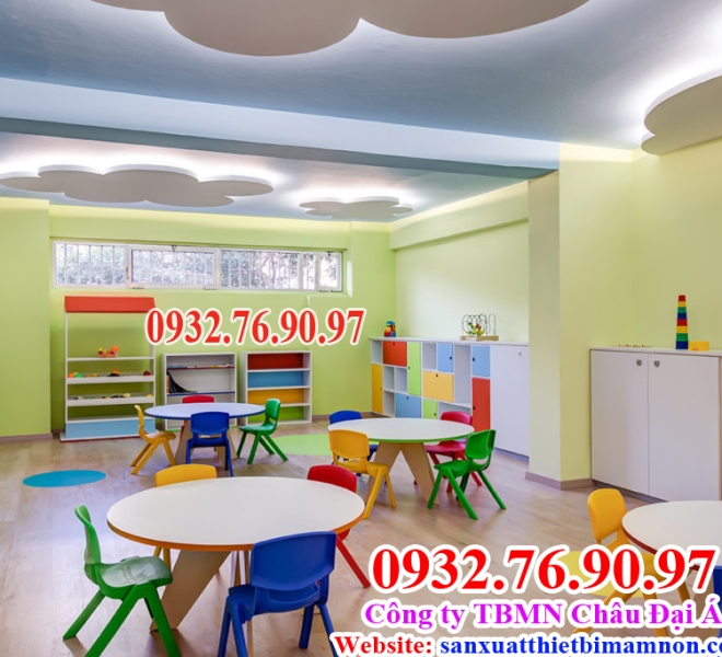 NỘI THẤT TRƯỜNG MẦM NON ĐẸP