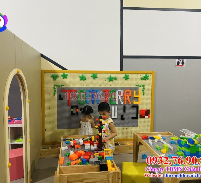 Bàn LEGO Xếp Hình Cho Trẻ Em Nhập Khẩu  
