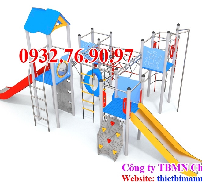 Cầu Trượt Vận Động Liên Hoàn Cho Trẻ | Châu Đại Á