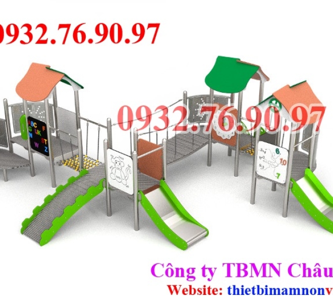 Cầu Trượt Vận Động Liên Hoàn MS 01 | Châu Đại Á