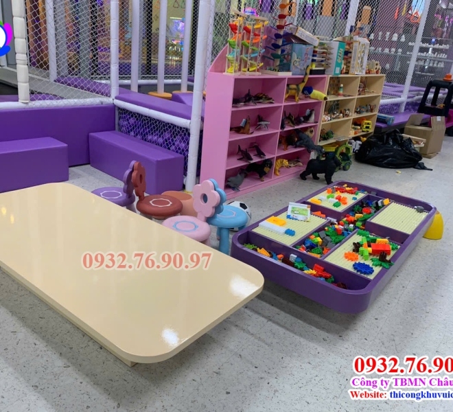 Bàn LEGO Xếp Hình Cho Trẻ Em Nhập Khẩu  
