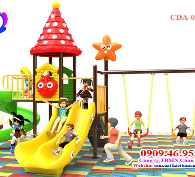 Cầu Trượt Liên Hoàn Nhập Khẩu Mái Mặt Trời | Châu Đại Á