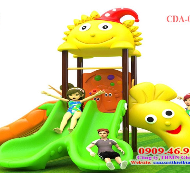 Cầu Trượt Liên Hoàn Nhập Khẩu Mái Mặt Trời | Châu Đại Á