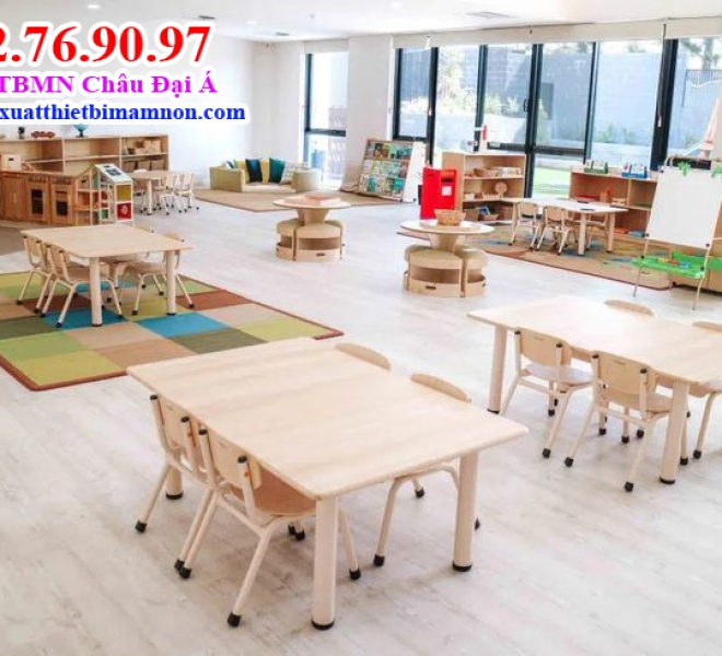 10 MẪU THIẾT KẾ NỘI THẤT TRƯỜNG MẦM NON ĐẸP