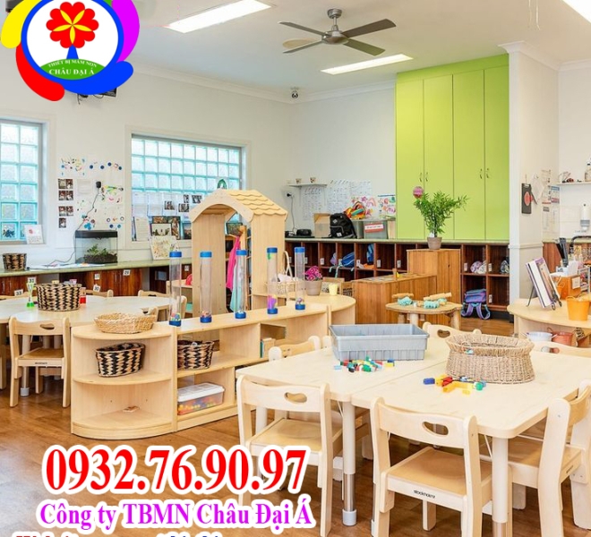 THIẾT KẾ NỘI THẤT TRƯỜNG MẦM NON ĐẸP ĐẠT CHUẨN