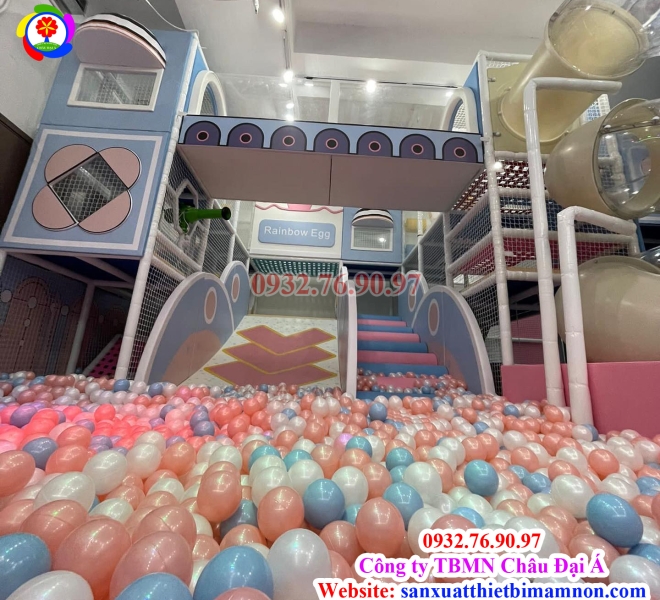 NHÀ BANH LIÊN HOÀN TRẺ EM 80m2 | Châu Đại Á