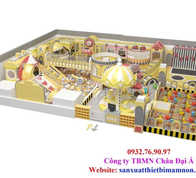 NHÀ BANH LIÊN HOÀN | Châu Đại Á Thiết kế thi công khu vui chơi