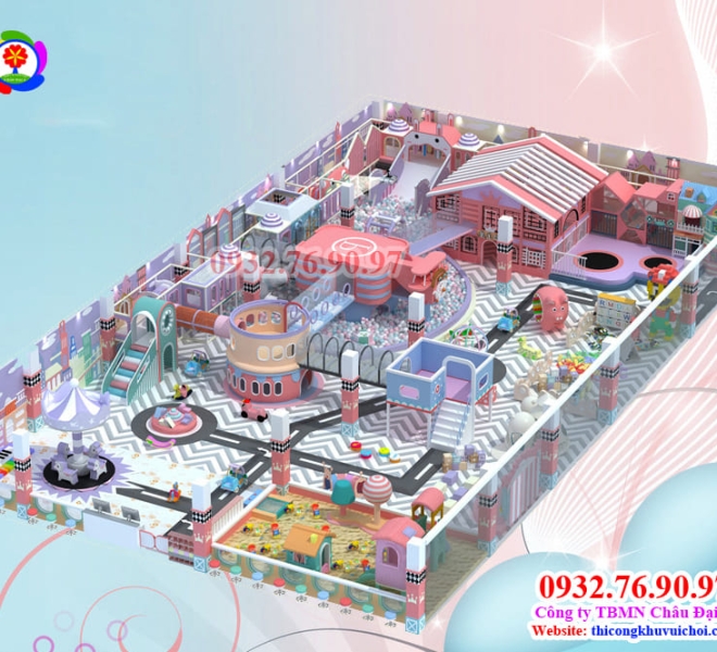 Mô hình khu vui chơi hiện đại giá rẻ