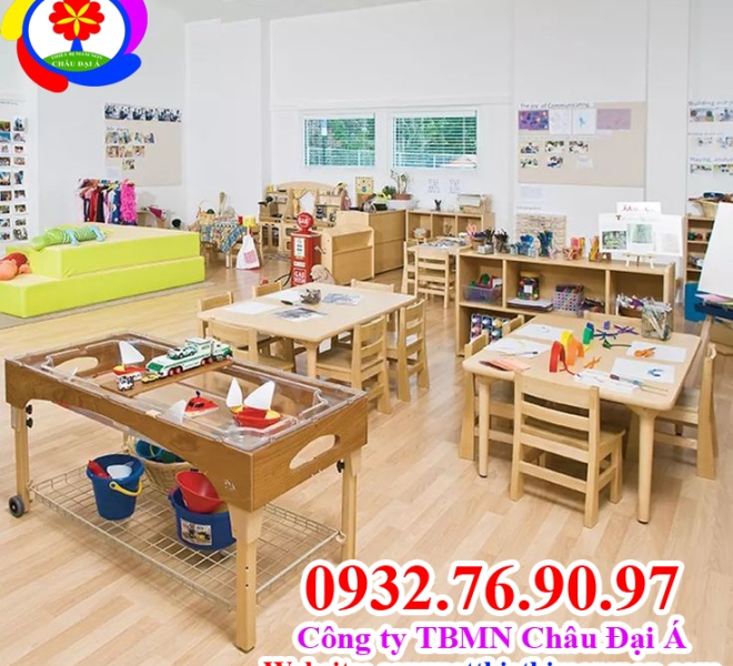 THIẾT KẾ NỘI THẤT TRƯỜNG MẦM NON ĐẸP ĐẠT CHUẨN