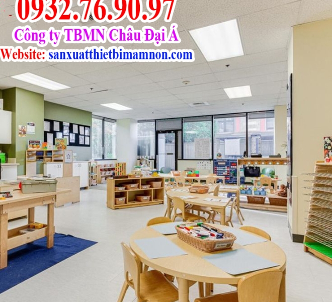 THIẾT KẾ NỘI THẤT TRƯỜNG MẦM NON ĐẸP ĐẠT CHUẨN