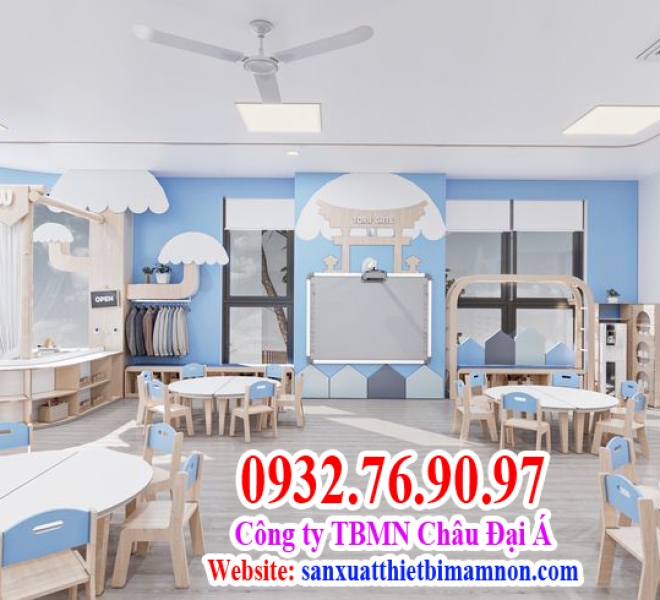 THIẾT KẾ TRƯỜNG MẦM NON ĐẸP