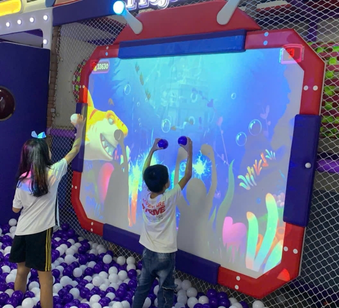 Máy Game Tương Tác Khu Vui Chơi Trẻ Em - Thiết Bị Vui Chơi Trẻ Em